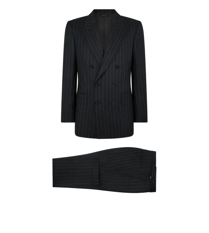 CHALK STRIPE DYLLAN SUIT DARK GREY online